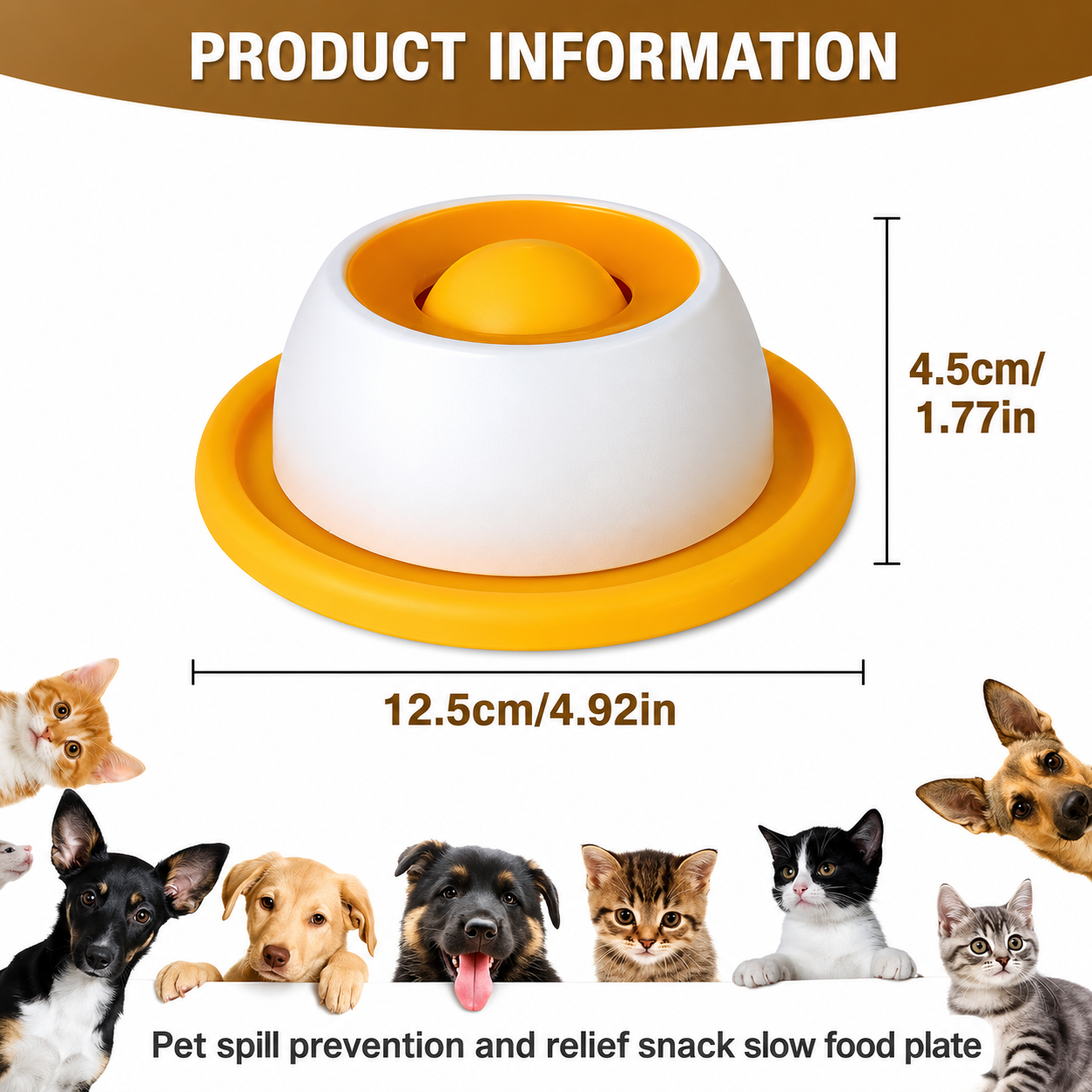 Interactive Dog Food Dispenser – Slow Feeding Toy