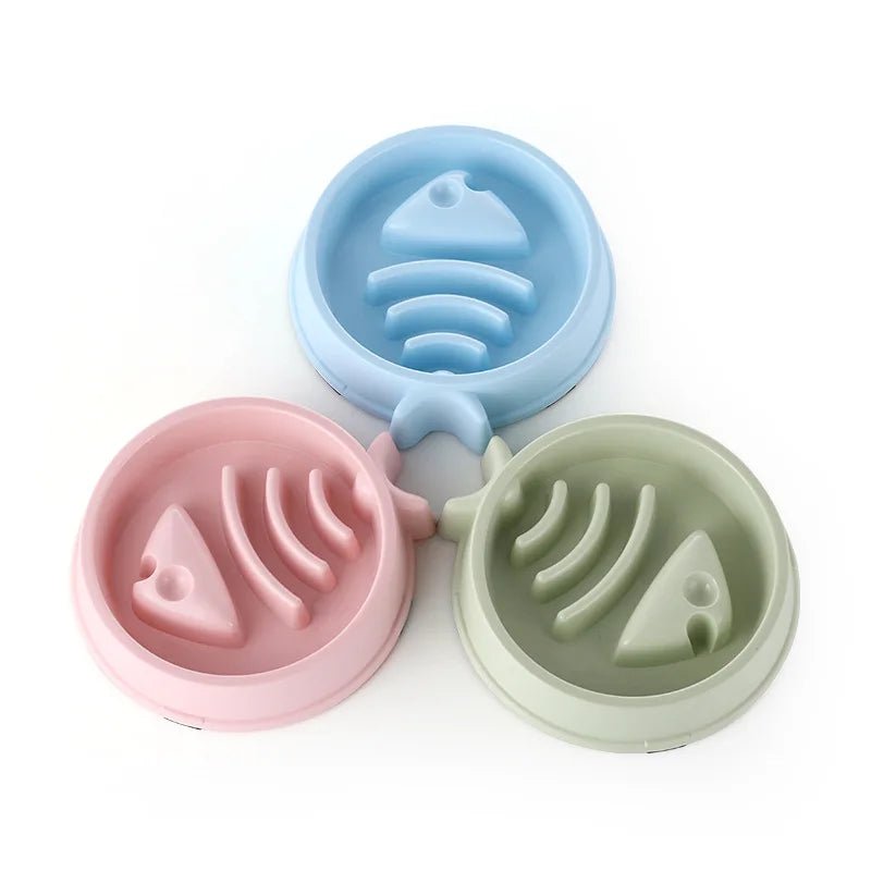 Slow Feeder Dog & Cat Bowl – Anti - Choking Non - Slip Healthy Feeding Bowl - Mivyoo