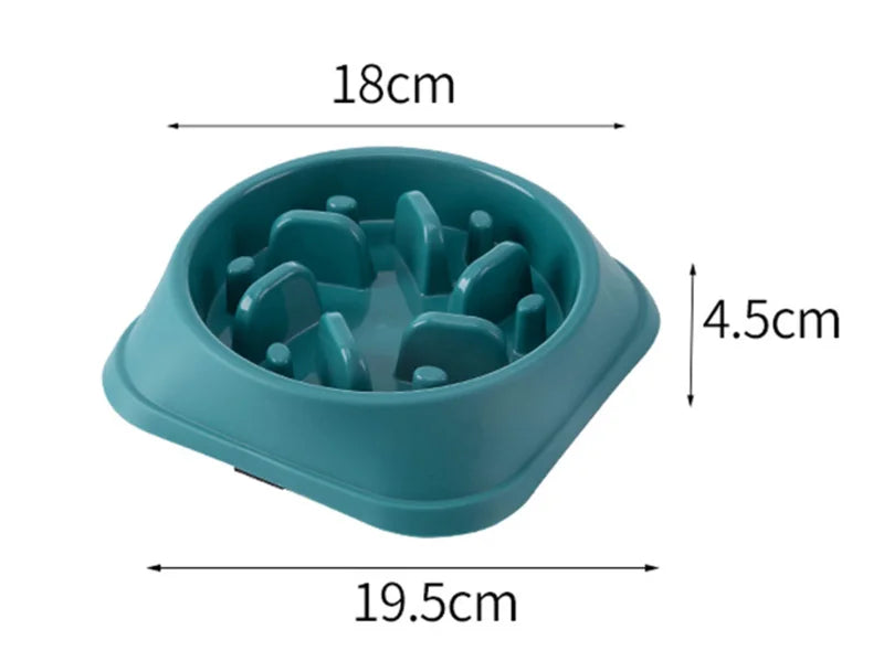 Slow Feeder Dog Bowl – Anti-Choking Non-Slip Feeding Bowl