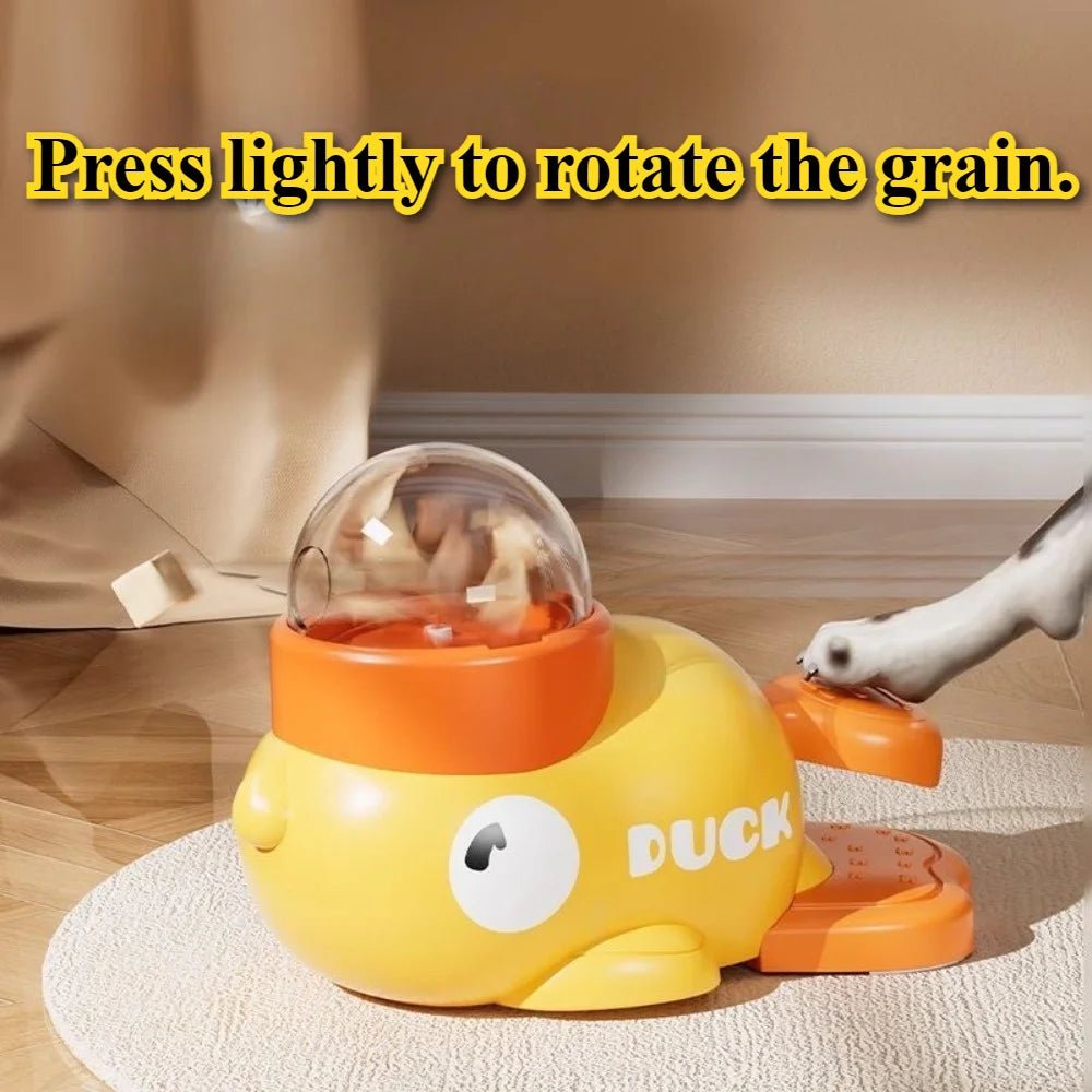 Duck Dog Slow Feeder Toy – Interactive Food Dispenser for Small & Medium Pets - Mivyoo